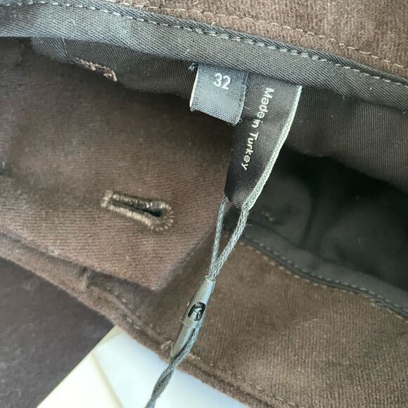 RRP US$225 Theory Zaine pant moleskin pants in brown NWT - Picture 7 of 8